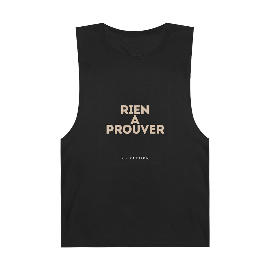 Unisex Motivational X-CEPTION Tank Top, Workout Shirt, Summer Activewear, Gifts for Friends, Casual Everyday Wear, Fitness Apparel