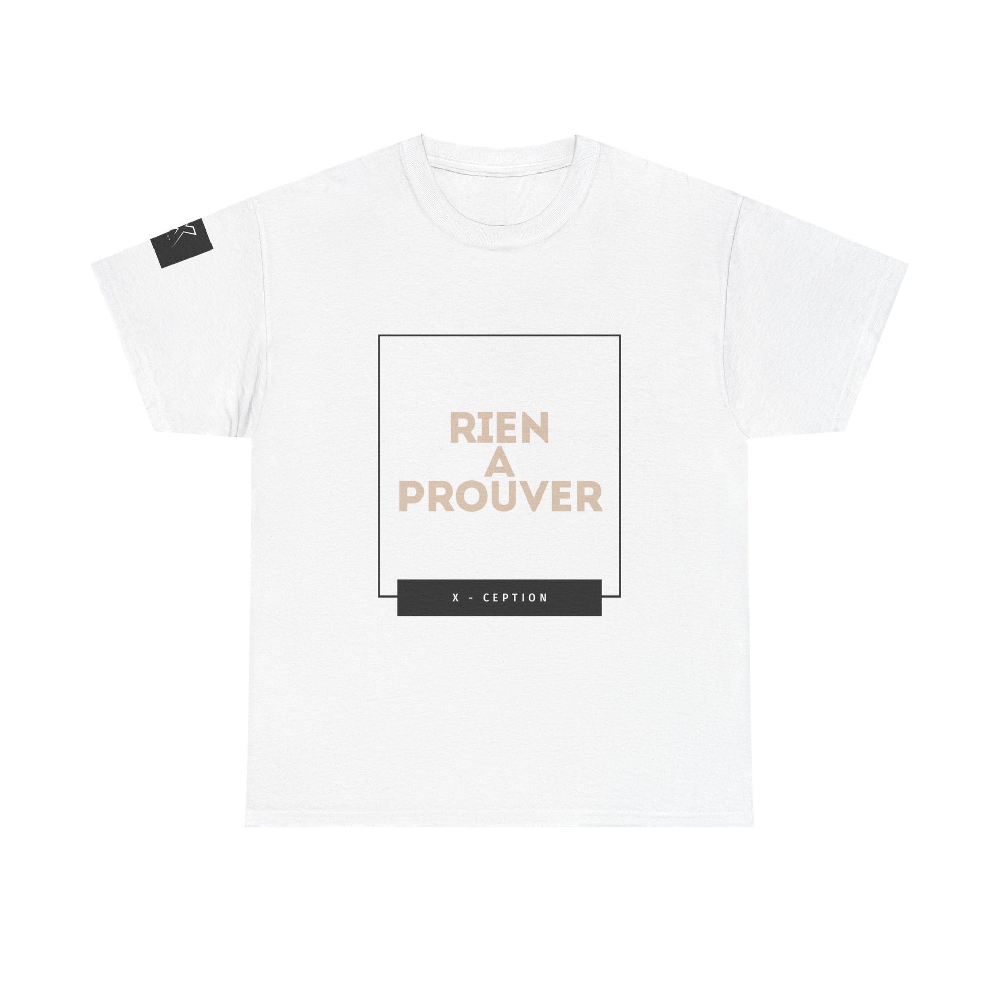 T-shirt unisexe inspirant « Rien à prouver », chemise décontractée, vêtement motivant, cadeau pour amis, tenue de tous les jours, vêtement d'amour-propre
