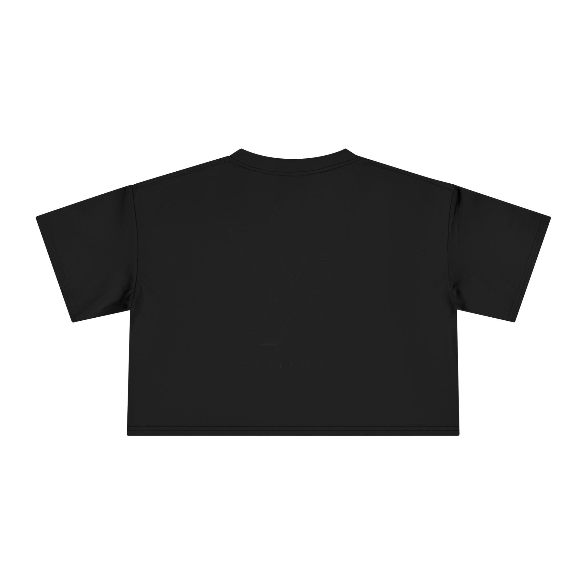 T-shirt court chic X-CEPTION pour femme, design tendance, mode quotidienne, tenue décontractée, style urbain, cadeau pour elle, essentiel pour l'été