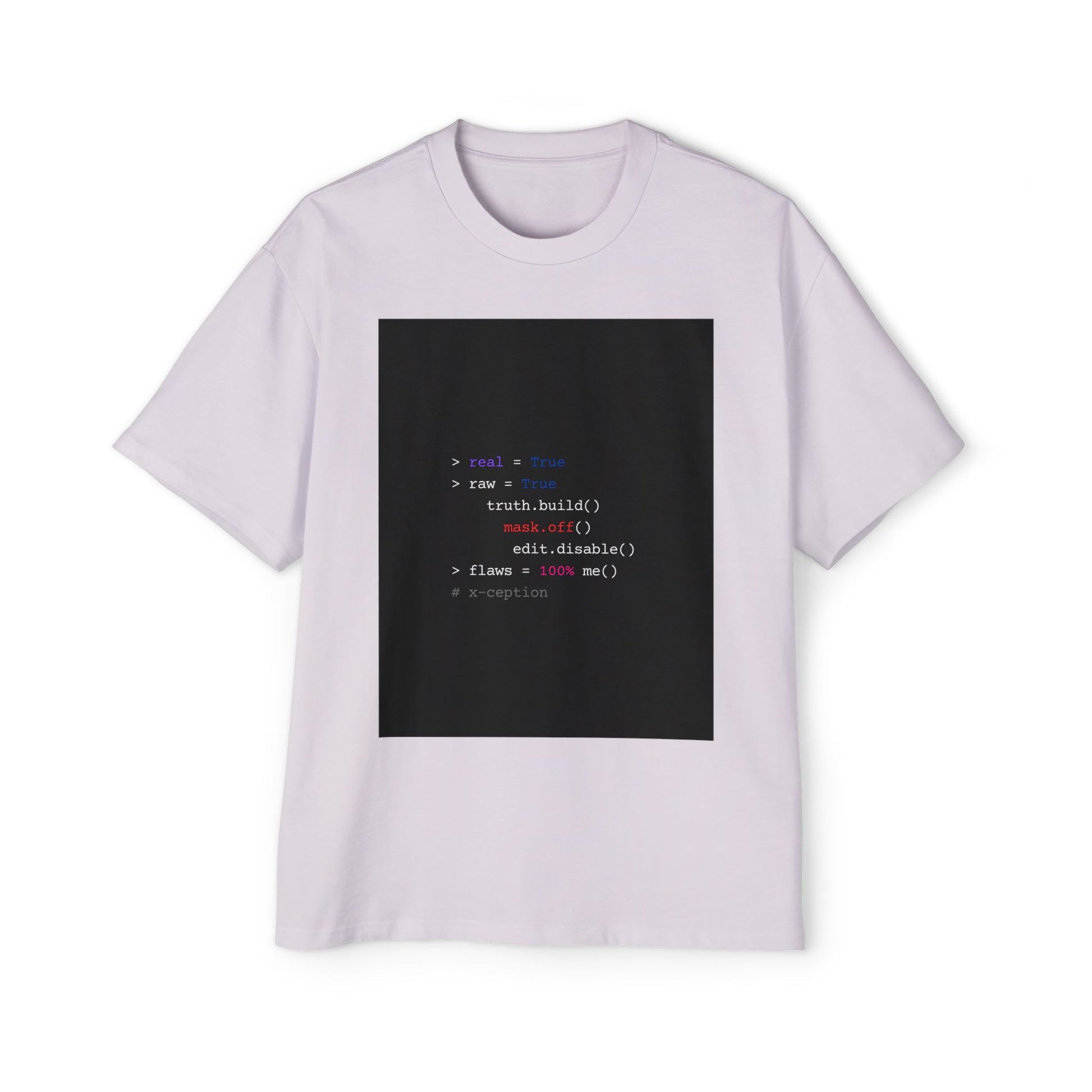 T-shirt oversize X-CEPTION élégant – Parfait pour les tenues décontractées, les jeux vidéo, les événements de codage, un cadeau unique pour les fans de technologie, la mode streetwear