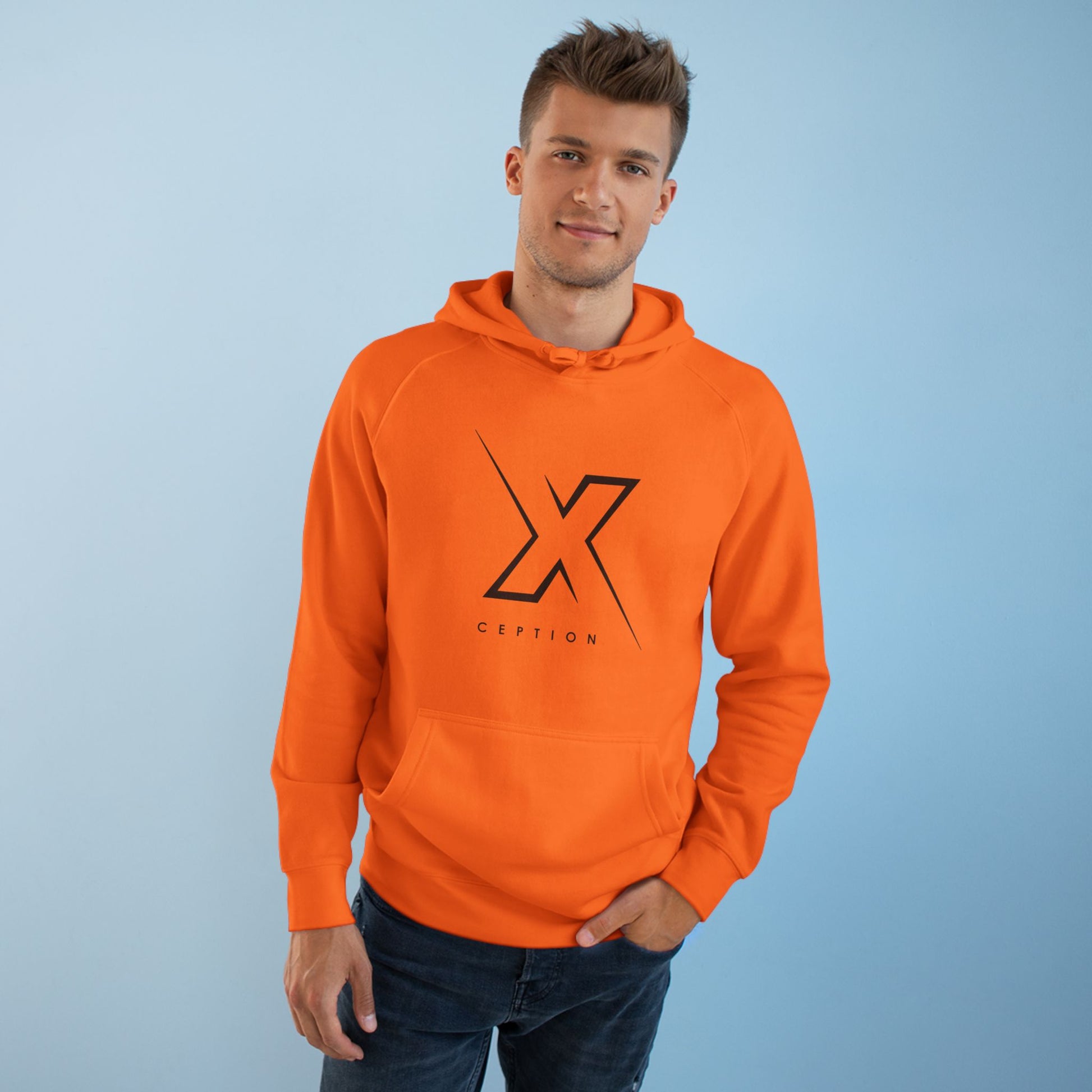 Sweat à capuche graphique X-CEPTION, vêtement décontracté unisexe, sweat-shirt confortable au quotidien, cadeau pour elle ou lui, essentiel à superposer