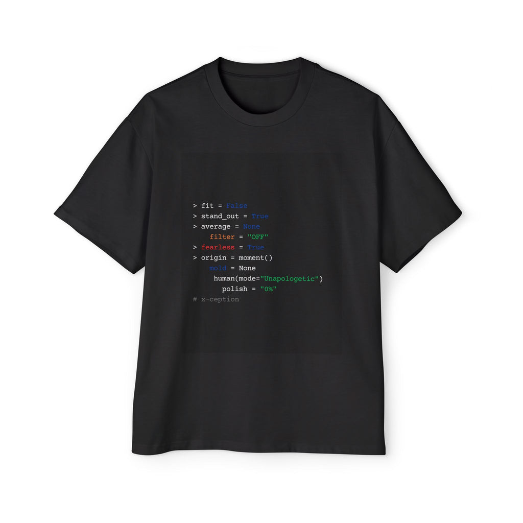 T-shirt graphique surdimensionné X-CEPTION, t-shirt de codage pour programmeurs, streetwear décontracté, cadeau unique pour les passionnés de technologie, parfait pour un usage quotidien