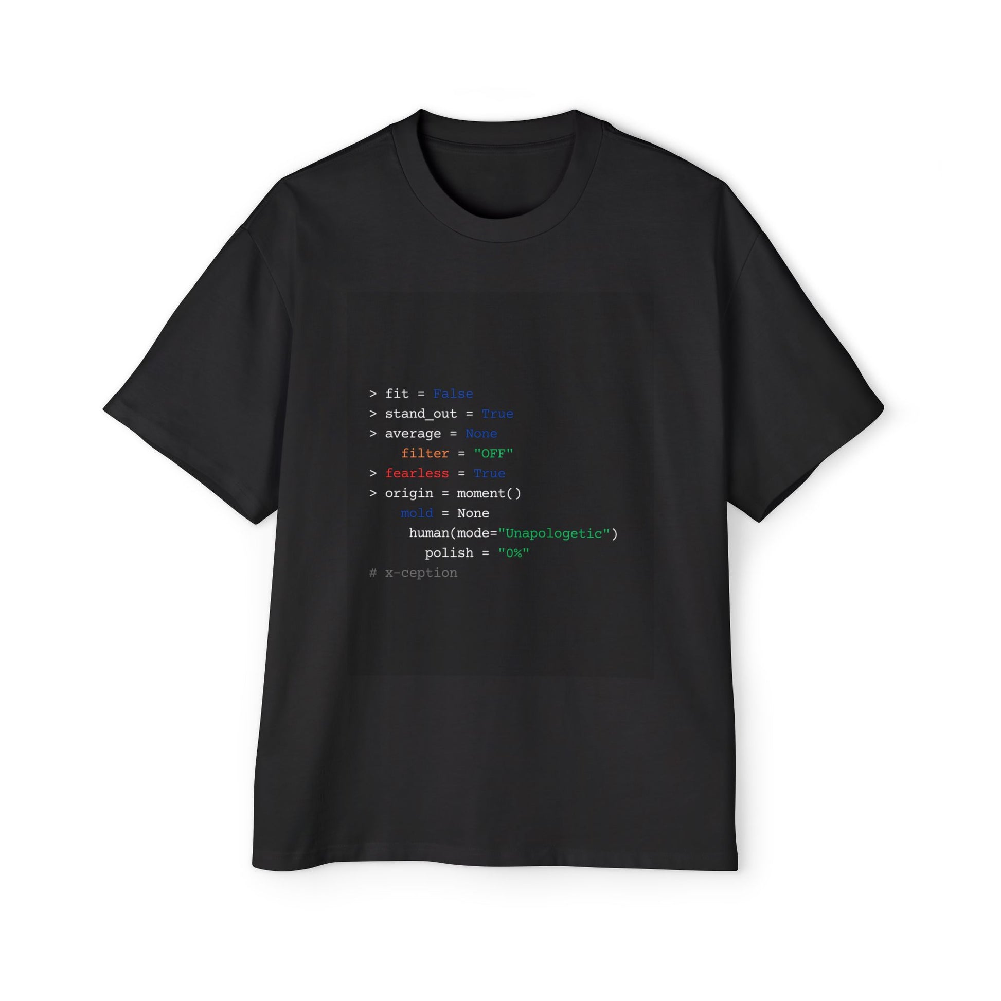 T-shirt graphique surdimensionné X-CEPTION, t-shirt de codage pour programmeurs, streetwear décontracté, cadeau unique pour les passionnés de technologie, parfait pour un usage quotidien