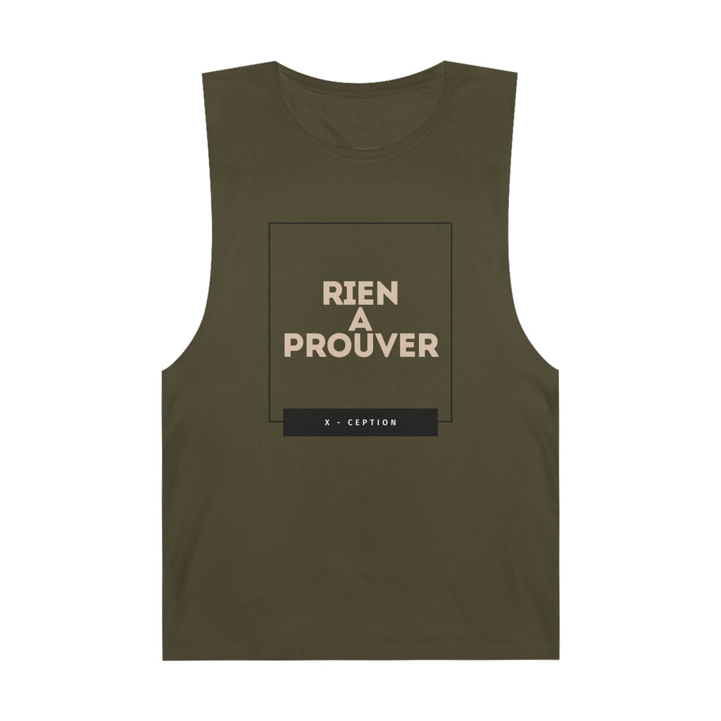 Unisex Motivational X-CEPTION Tank Top, Workout Shirt, Summer Activewear, Gifts for Friends, Casual Everyday Wear, Fitness Apparel