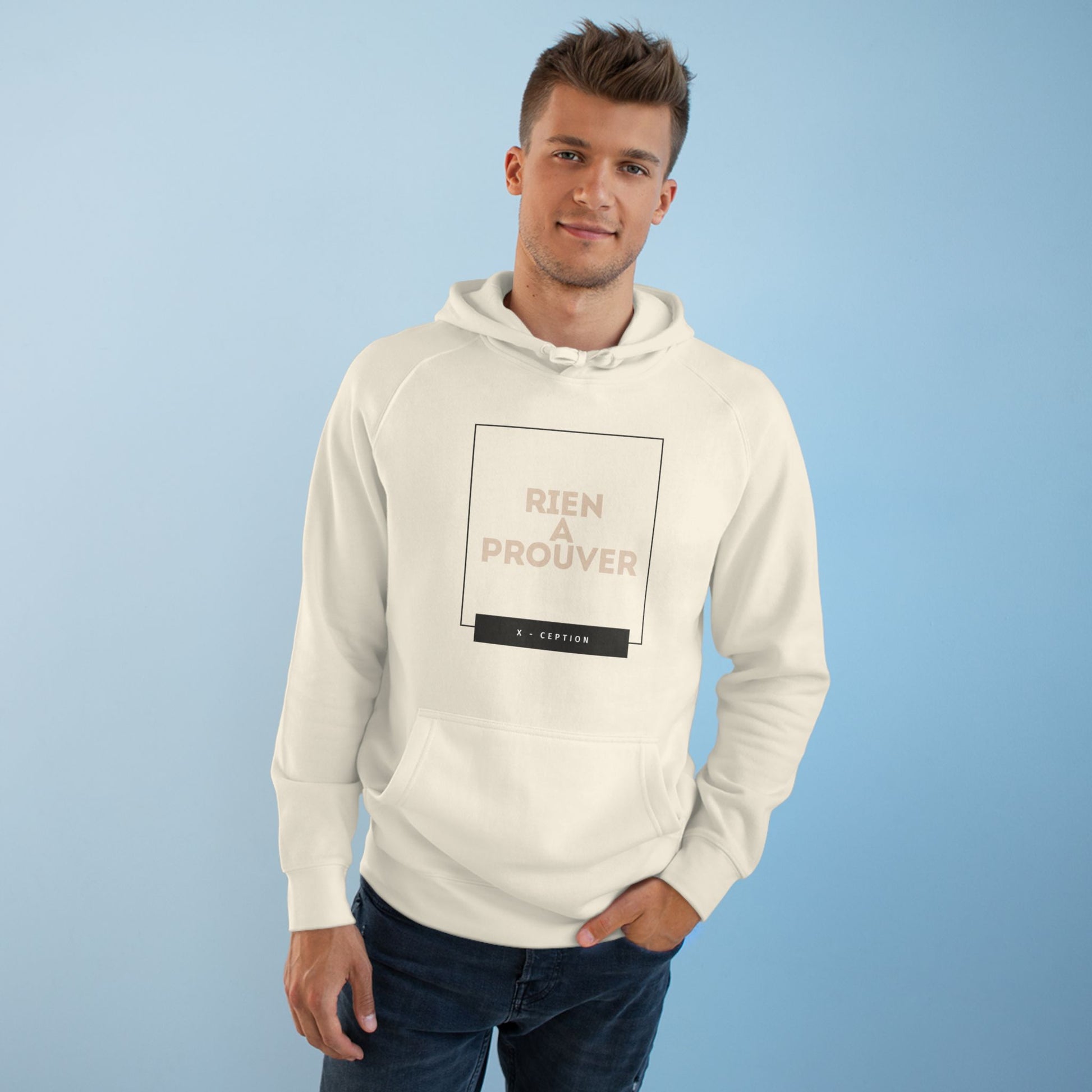 Sweat à capuche unisexe X-CEPTION, mode confortable pour tous, cadeau idéal pour les anniversaires, à porter au quotidien, streetwear tendance