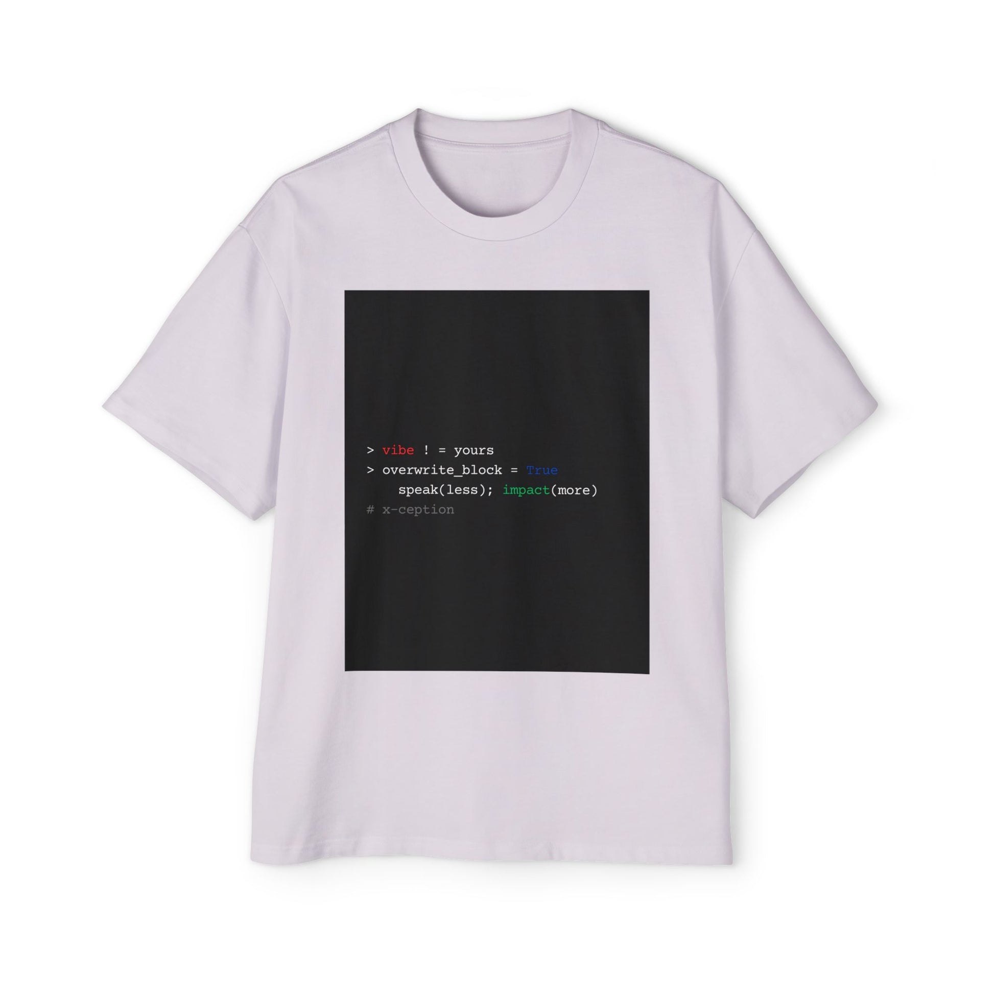 T-shirt X-CEPTION surdimensionné et élégant, streetwear décontracté, mode inspirée de la technologie, cadeau pour programmeurs, t-shirt graphique moderne