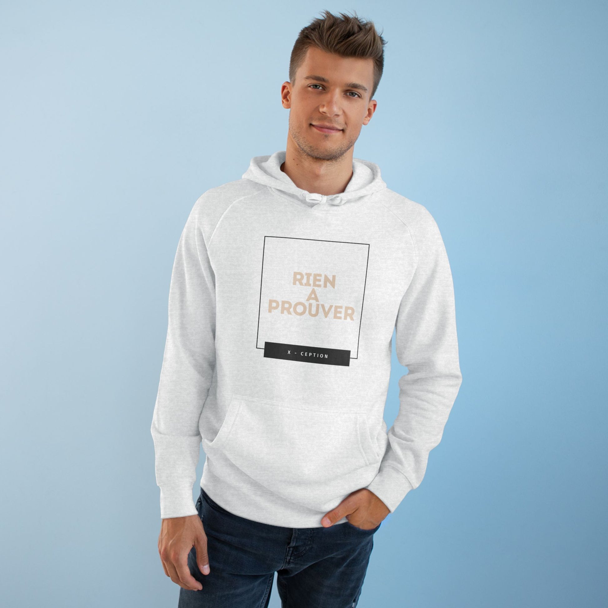 Sweat à capuche unisexe X-CEPTION, mode confortable pour tous, cadeau idéal pour les anniversaires, à porter au quotidien, streetwear tendance