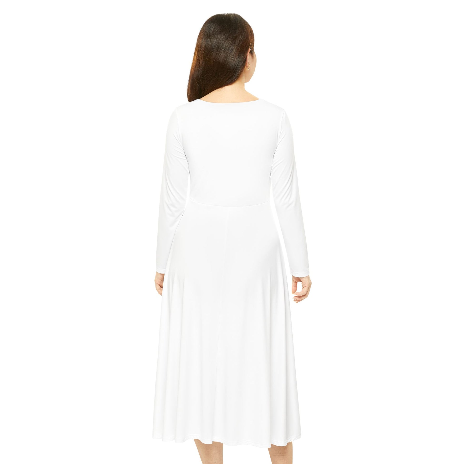 Robe de danse chic X-CEPTION pour femme, fluide et à manches longues, idéale pour les cours de danse, les fêtes, les récitals, ou comme cadeau pour danseuses.