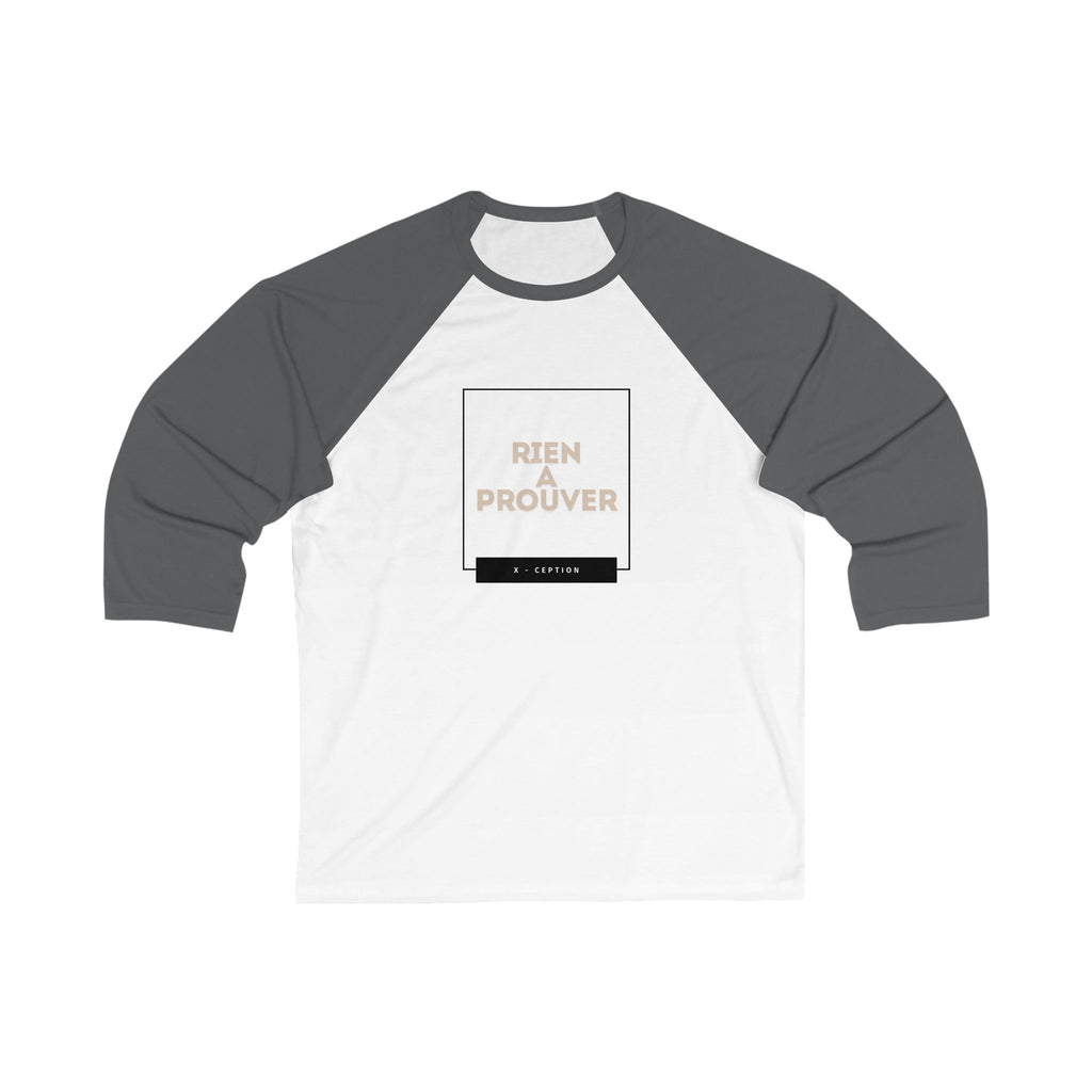 X-CEPTION Unisex Baseball Tee with Inspirational Quote, Casual T-Shirt, Everyday Wear, Gift for Friends, Motivational Apparel, Sports Tee