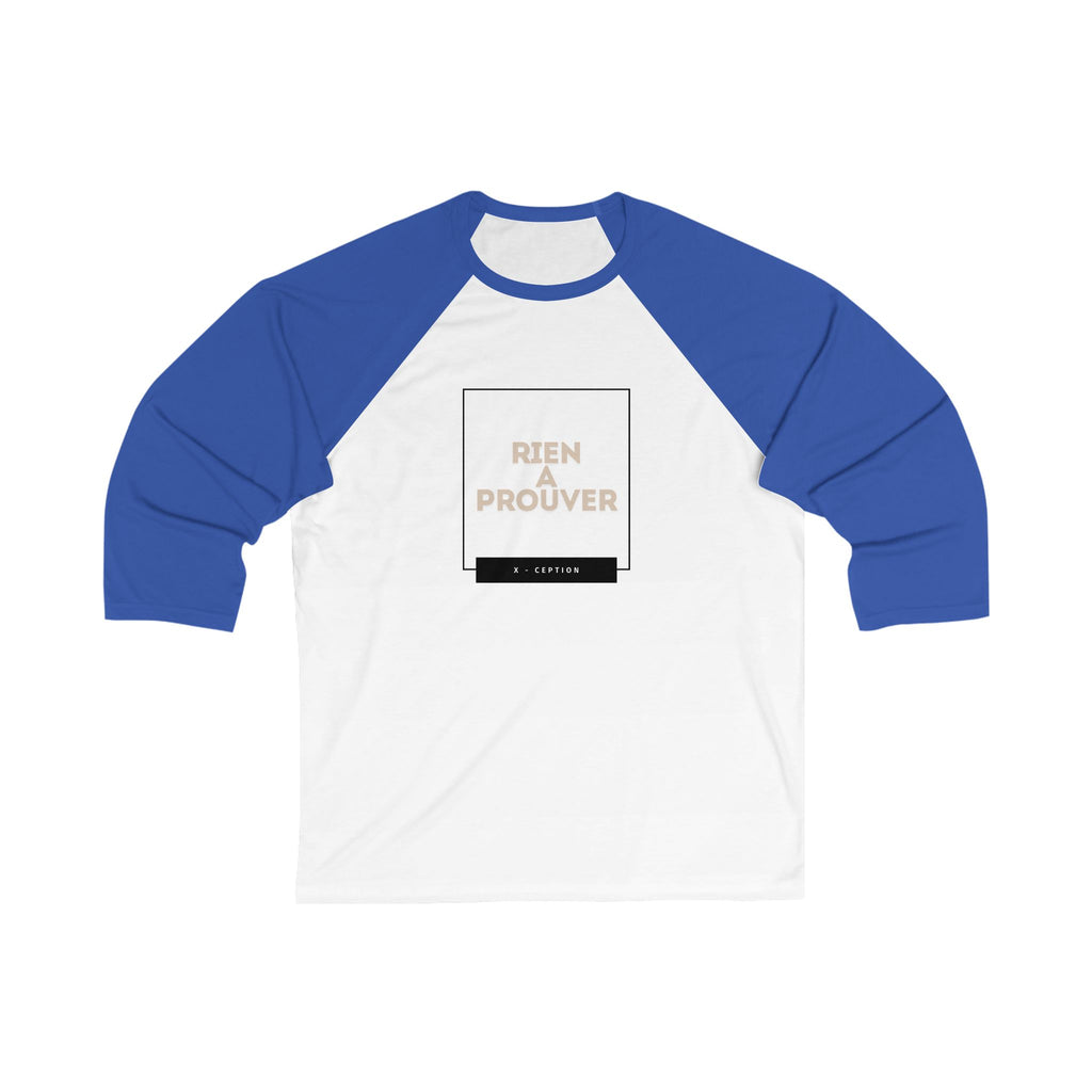 X-CEPTION Unisex Baseball Tee with Inspirational Quote, Casual T-Shirt, Everyday Wear, Gift for Friends, Motivational Apparel, Sports Tee