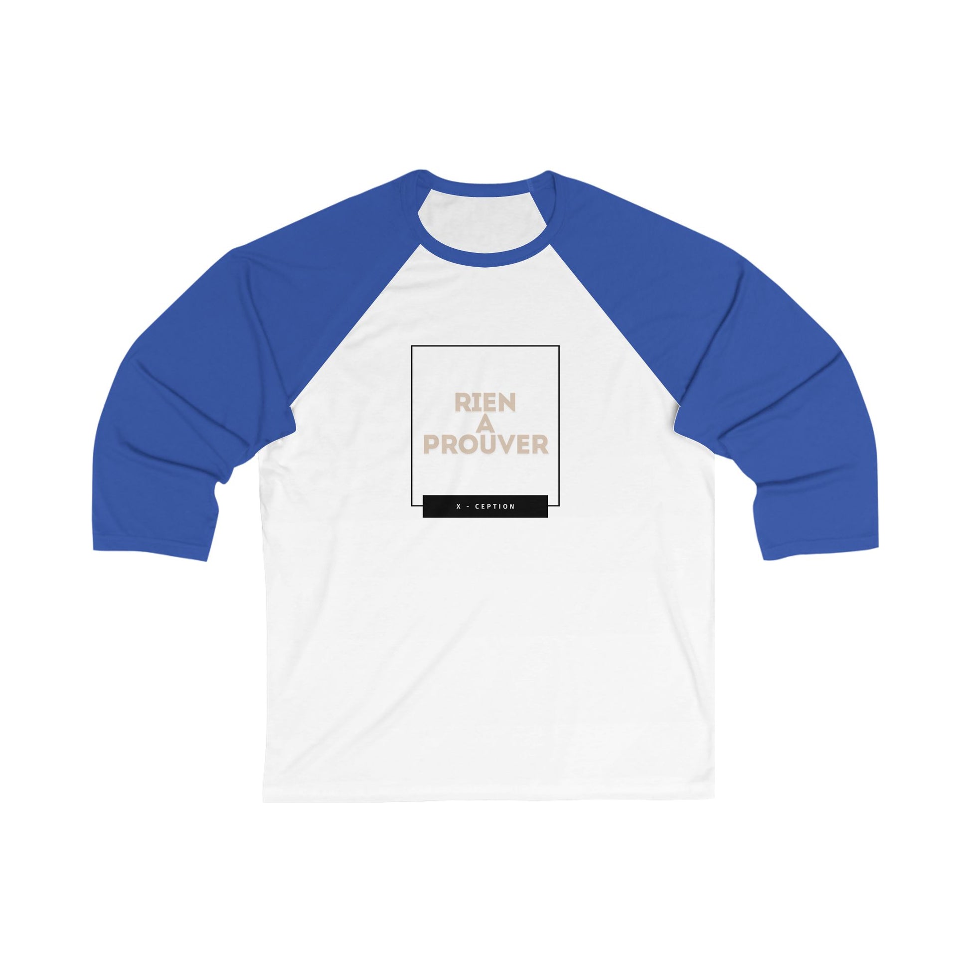 T-shirt de baseball unisexe X-CEPTION avec citation inspirante, t-shirt décontracté, à porter au quotidien, cadeau pour amis, vêtement de motivation, t-shirt de sport