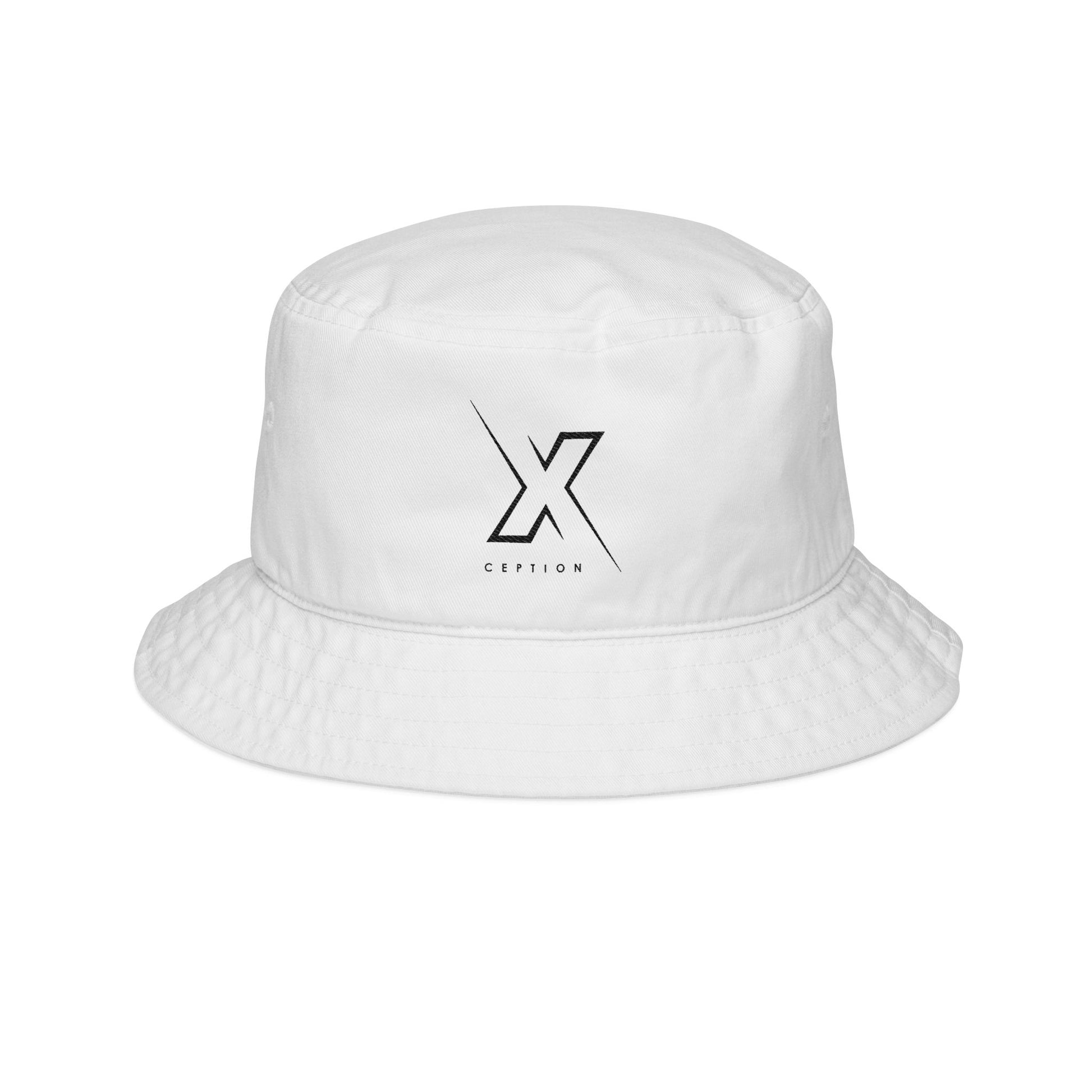 Bob X-CEPTION brodé élégant, chapeau d'été unisexe, accessoire de plage tendance, streetwear décontracté, cadeau pour lui/elle