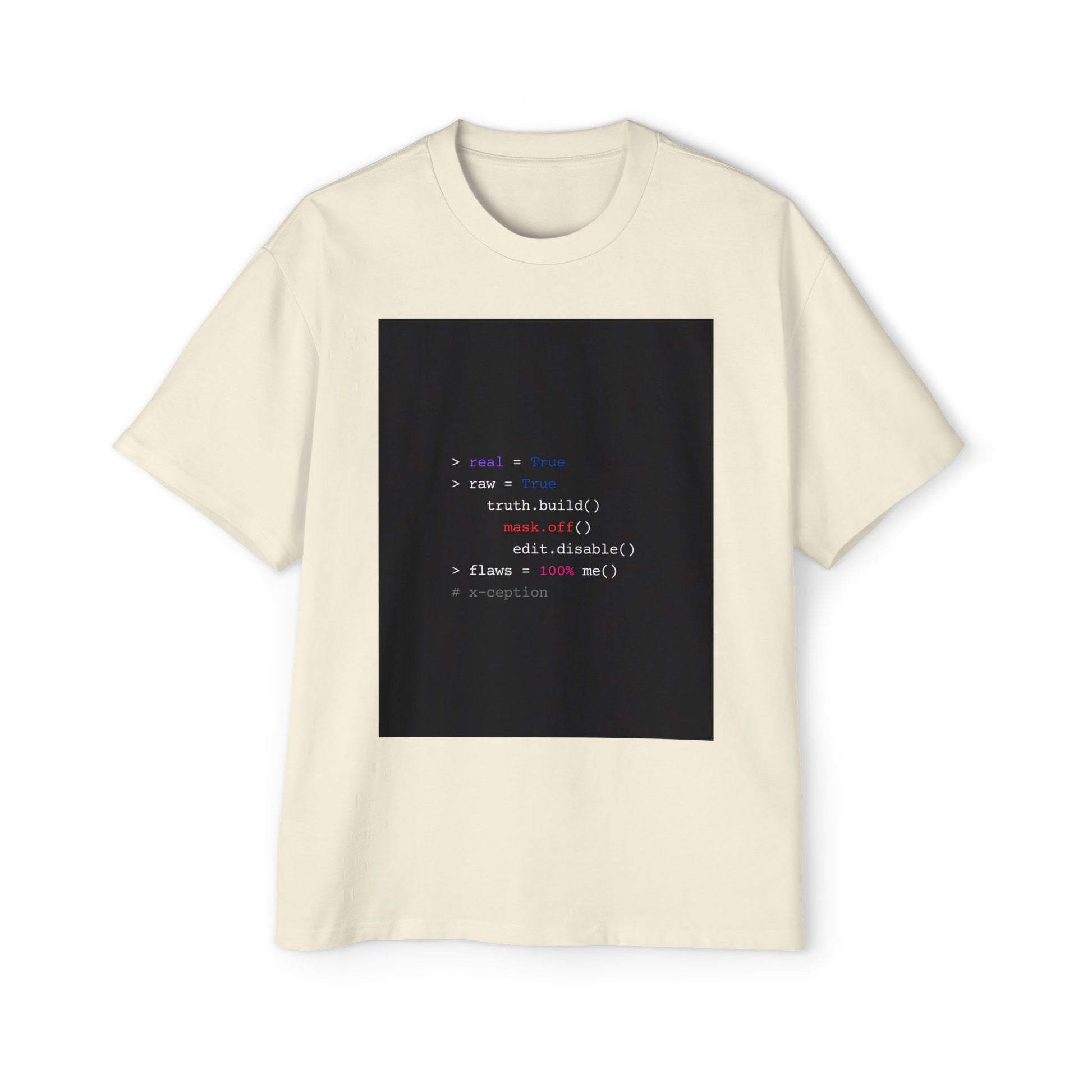 T-shirt oversize X-CEPTION élégant – Parfait pour les tenues décontractées, les jeux vidéo, les événements de codage, un cadeau unique pour les fans de technologie, la mode streetwear