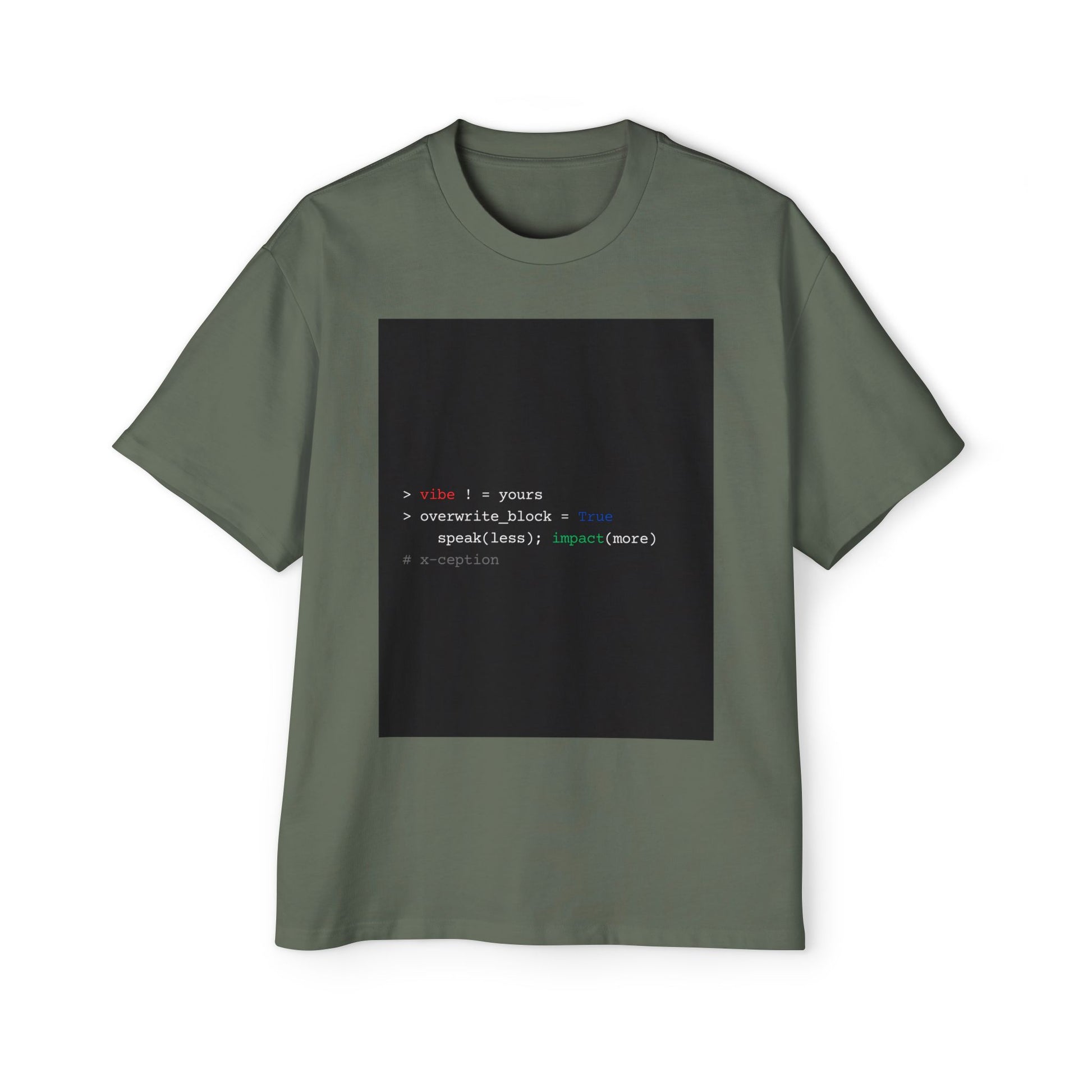 T-shirt X-CEPTION surdimensionné et élégant, streetwear décontracté, mode inspirée de la technologie, cadeau pour programmeurs, t-shirt graphique moderne
