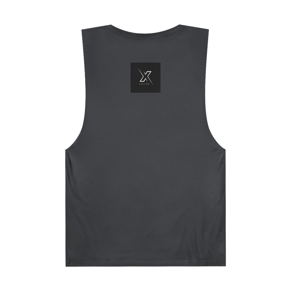 Unisex Motivational X-CEPTION Tank Top, Workout Shirt, Summer Activewear, Gifts for Friends, Casual Everyday Wear, Fitness Apparel