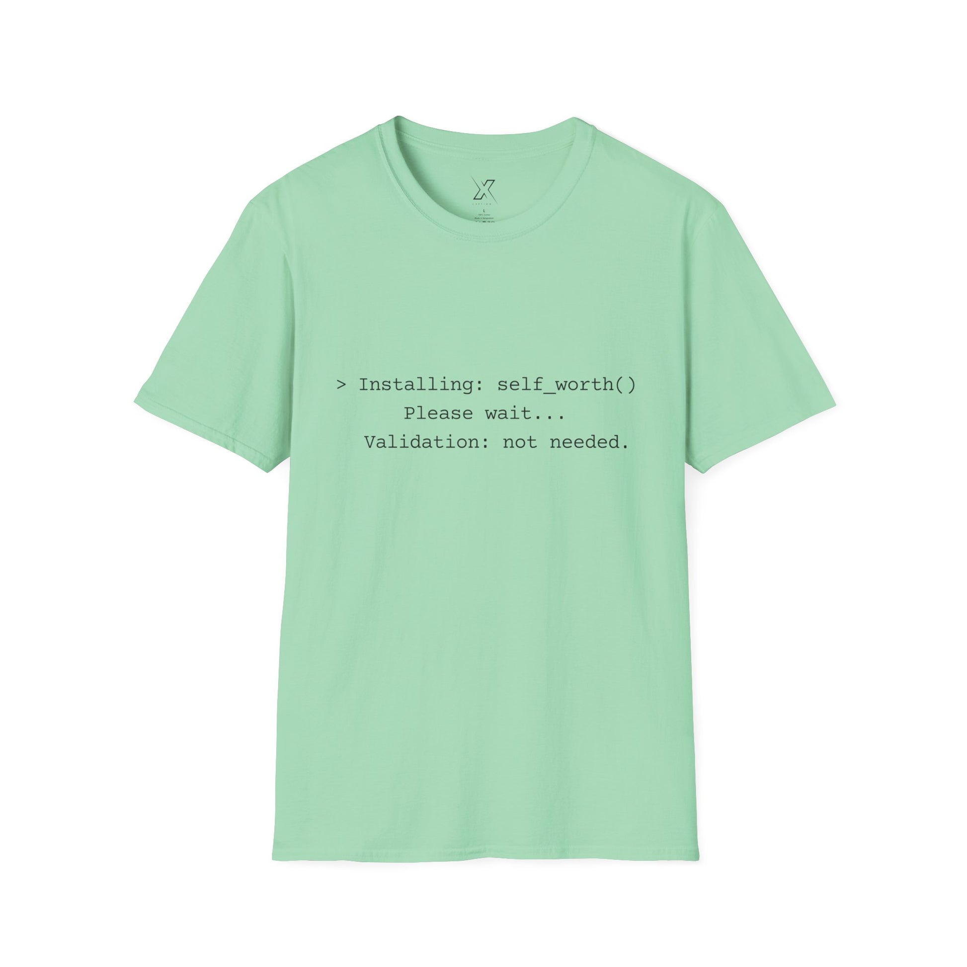 T-shirt X-CEPTION inspiré de la technologie et de l'estime de soi | Cadeau pour programmeurs, t-shirt de motivation pour développeurs, t-shirt humoristique sur le codage, vêtements de soins personnels, geek [...]